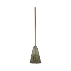 Boardwalk Warehouse Broom, Yucca Corn Fiber Bristles, 56" Overalll Length, Natural, 12/Carton