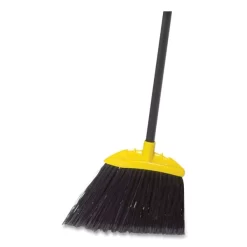 Rubbermaid Commercial Jumbo Smooth Sweep Angled Broom, 46" Handle, Black/Yellow, 6/Carton -Professional cleaning tool store 698115f7b3a22908acd406fda113a90486