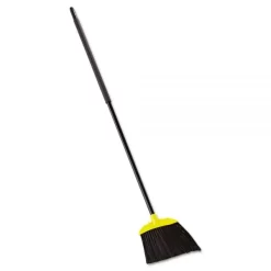Rubbermaid Commercial Jumbo Smooth Sweep Angled Broom, 46" Handle, Black/Yellow