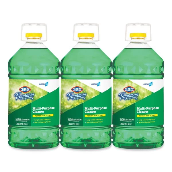 Clorox Fraganzia Multi-Purpose Cleaner, Forest Dew Scent, 175 Oz Bottle, 3/Carton 1 Clorox Fraganzia Multi-Purpose Cleaner, Forest Dew Scent, 175 Oz Bottle, 3/Carton