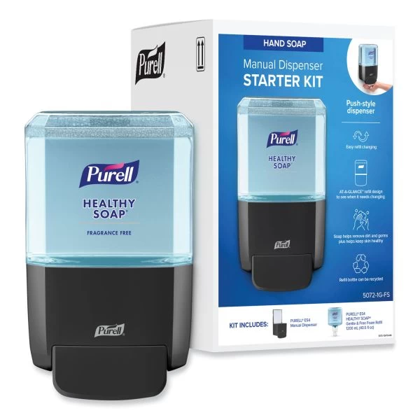 PURELL HEALTHY SOAP Gentle And Free Foam ES4 Starter Kit, 1,200 ML, Graphite 2 PURELL HEALTHY SOAP Gentle And Free Foam ES4 Starter Kit, 1,200 ML, Graphite - Image 2
