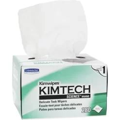 Kimtech Kimwipes, Delicate Task Wipers, 1-Ply, 4.4 X 8.4, Unscented, White, 286/Box, 60 Boxes/Carton -Professional cleaning tool store 6da848b1602285a5db0cb805b4d4c7c99b