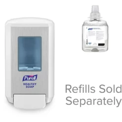 PURELL CS4 Soap Push-Style Dispenser, 1,250 ML, 4.88 X 8.8 X 11.38, White -Professional cleaning tool store 6f0d4e5e47299fc49d4772b406b86d22fd