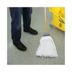 Boardwalk Cut-End Lie-Flat Wet Mop Head, Rayon, 24oz, White, 12/Carton -Professional cleaning tool store 7059b2fac4d8fdc7ad606ab59e5da7a80f