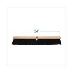 Boardwalk Floor Brush Head, 3" Black Polypropylene Bristles, 24" Brush -Professional cleaning tool store 727d7e8f42149151896f5f07ec6d879bfe