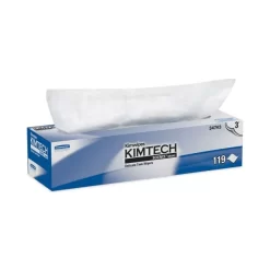 Kimtech Kimwipes Delicate Task Wipers, 3-Ply, 11.8 X 11.8, Unscented, White, 100/Box, 15 Boxes/Carton