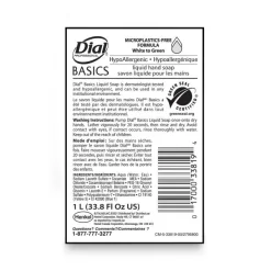 Dial Professional Basics MP Free Liquid Hand Soap, Unscented, 1 L Refill Bottle, 8/Carton -Professional cleaning tool store 72cdaa04c7b59787ab394fa5229c19a25b