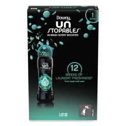 Downy Unstopables In-Wash Scent Booster Beads, For Coin Vending Machines, Fresh Scent, 1.37 Oz Canister, 156/Carton