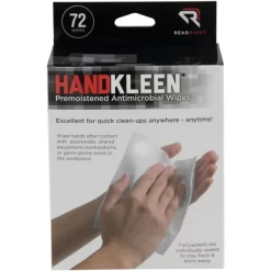 Ideal Read Right HandKleen Premoistened Antibacterial Wipes, 7 X 5, Foil Packet, Unscented, White, 72/Box -Professional cleaning tool store 7525afe7afb7f56dabdcf6b21409d721a7