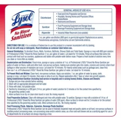 Lysol No Rinse Sanitizer (Concentrate) 14 Lysol No Rinse Sanitizer (Concentrate) -Professional cleaning tool store 76275c6c5d6c61db83bc68e82c419ffb90