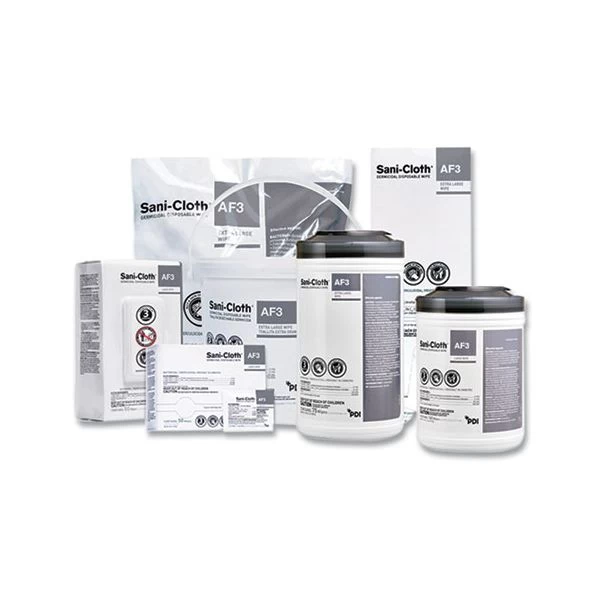 Sani Professional Sani-Cloth AF3 Germicidal Disposable Wipes, Extra-Large, 1-Ply, 7.5" X 15", Unscented, White, 75/Pack 2 Sani Professional Sani-Cloth AF3 Germicidal Disposable Wipes, Extra-Large, 1-Ply, 7.5" X 15", Unscented, White, 75/Pack - Image 2