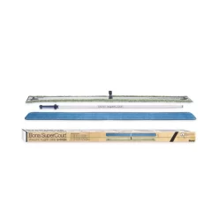 Bona SuperCourt Athletic Floor Care System, 60" Wide Microfiber Head, 66" Silver/Blue Aluminum Handle