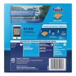 FINISH Dish Detergent Gelpacs, Orange Scent, Box Of 32 Gelpacs, 8 Boxes/Carton -Professional cleaning tool store 77f9e8f6b43f3d0f49bc67f2be0a90903d
