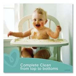 Pampers® Pampers Complete Clean Baby Wipes, 1-Ply, Baby Fresh, 7 X 6.8, White, 80 Wipes/Pack, 9 Packs/Carton -Professional cleaning tool store 780f9854b8ea4aa88c5ced4089e28ca1b1