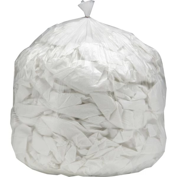 SKILCRAFT Coreless 30 Gallon Trash Bags, Clear, High-Density, 500/Box 1 SKILCRAFT Coreless 30 Gallon Trash Bags, Clear, High-Density, 500/Box
