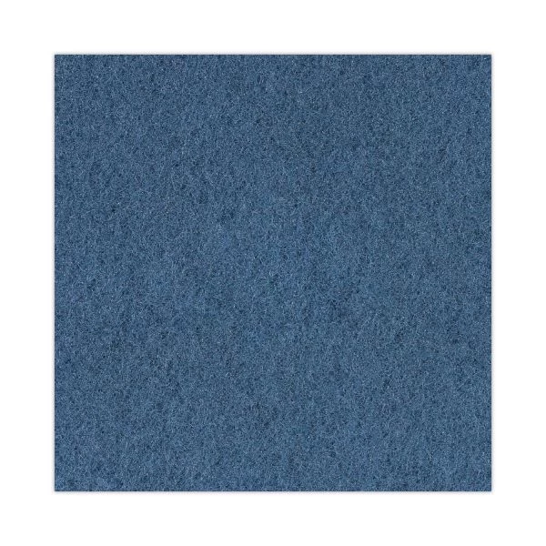 Boardwalk Standard Scrubbing Floor Pads, 17" Diameter, Blue, 5/Carton 5 Boardwalk Standard Scrubbing Floor Pads, 17" Diameter, Blue, 5/Carton - Image 5