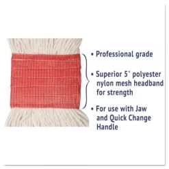 Boardwalk Super Loop Wet Mop Head, Cotton/Synthetic Fiber, 5" Headband, Large Size, White, 12/Carton 13 Boardwalk Super Loop Wet Mop Head, Cotton/Synthetic Fiber, 5" Headband, Large Size, White, 12/Carton -Professional cleaning tool store 7cbbc684189baa3f620bd183906fd2344d