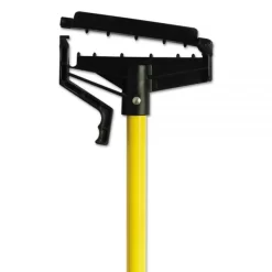 O-Cedar Commercial Quick-Change Mop Handle, 60", Fiberglass, Yellow, 6/Carton