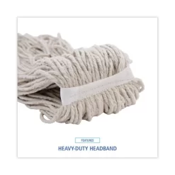 Boardwalk Mop Head, Economical Lie-Flat Head, Cotton Fiber, 32oz, White, 12/Carton -Professional cleaning tool store 7dd7114f51d9c52f09ece667eaf2458fd2