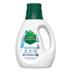 Seventh Generation Natural Liquid Laundry Detergent, Fragrance Free, 45 Oz Bottle, 6/Carton