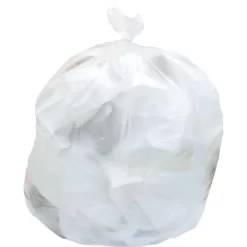 Heritage 55 Gallon Trash Bags, Clear, High-Density, 13 Micron, 200/Carton
