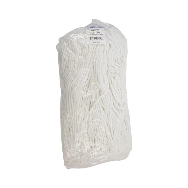 Boardwalk Cut-End Lie-Flat Wet Mop Head, Rayon, 16oz, White, 12/Carton 5 Boardwalk Cut-End Lie-Flat Wet Mop Head, Rayon, 16oz, White, 12/Carton - Image 5