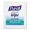 PURELL Premoistened Sanitizing Hand Wipes, Individually Wrapped, 5 X 7, Unscented, White, 1,000/Carton