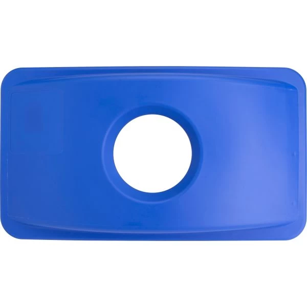 Genuine Joe 23-gallon Recycling Bin Round Cutout Lid 3 Genuine Joe 23-gallon Recycling Bin Round Cutout Lid - Image 3