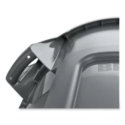 Rubbermaid Commercial Vented Round Brute Container, 55 Gal, Plastic, Gray -Professional cleaning tool store 84f0d1dabfd576cf49cebfbbdf1bd7a8a5