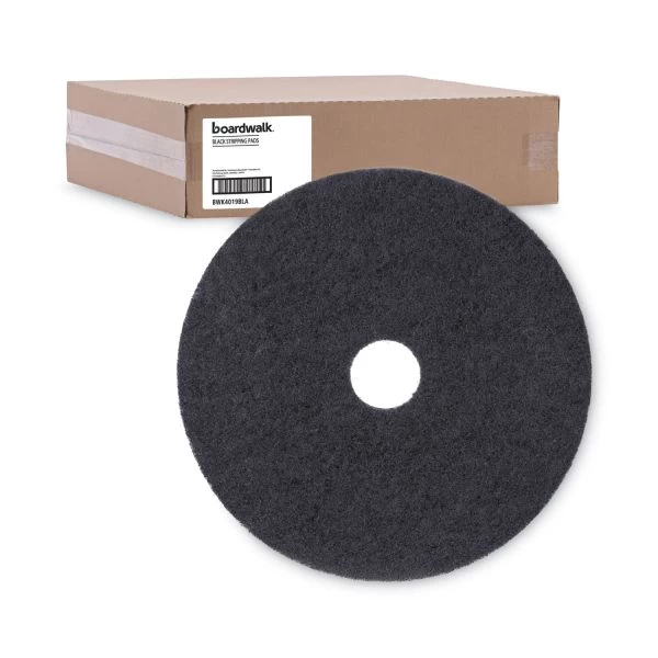 Boardwalk Standard Floor Pads, 19" Diameter, Black, 5/Carton 3 Boardwalk Standard Floor Pads, 19" Diameter, Black, 5/Carton - Image 3