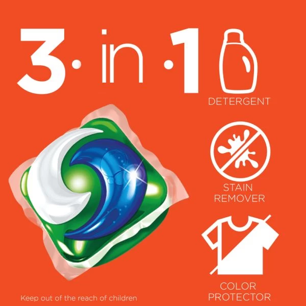 Tide PODS Liquid Laundry Detergent Soap Pacs, Spring Meadow, Pack Of 81 Pacs 5 Tide PODS Liquid Laundry Detergent Soap Pacs, Spring Meadow, Pack Of 81 Pacs - Image 5