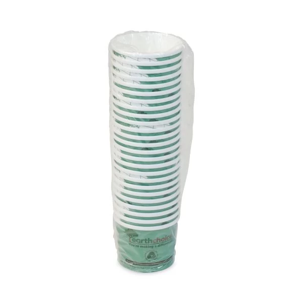 Pactiv Evergreen EarthChoice Soup Cup, Medium, 12 Oz, 3.63" Diameter X 3.63"h, Teal, Paper, 500/Carton 2 Pactiv Evergreen EarthChoice Soup Cup, Medium, 12 Oz, 3.63" Diameter X 3.63"h, Teal, Paper, 500/Carton - Image 2