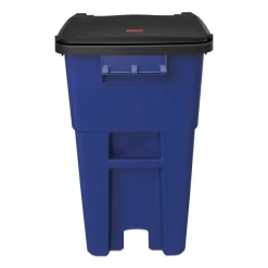 Rubbermaid Commercial Square Brute Rollout Container, 50 Gal, Molded Plastic, Blue 6 Rubbermaid Commercial Square Brute Rollout Container, 50 Gal, Molded Plastic, Blue -Professional cleaning tool store 86bac236a8ab7fa1403ced6d008f4d68f3