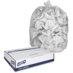 Genuine Joe 60 Gallon Trash Bags, Clear, High-Density, 17 Micron Thickness, 200/Carton 12 Genuine Joe 60 Gallon Trash Bags, Clear, High-Density, 17 Micron Thickness, 200/Carton -Professional cleaning tool store 86ca741d23ee8ee9cb2962b146d29f563d