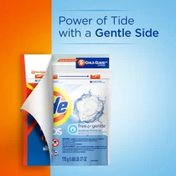 Tide PODS Free & Gentle Liquid Laundry Detergent Pacs, Pack Of 81 Pacs -Professional cleaning tool store 87ce5f51c97662f8acc652320c1333306a