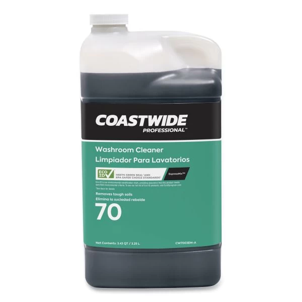 Coastwide Professional Washroom Cleaner 70 Eco-ID Concentrate For ExpressMix Systems, Fresh Citrus Scent, 110 Oz Bottle, 2/Carton 1 Coastwide Professional Washroom Cleaner 70 Eco-ID Concentrate For ExpressMix Systems, Fresh Citrus Scent, 110 Oz Bottle, 2/Carton