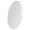 Rubbermaid Commercial BRUTE Self-Draining Flat Top Lids For 32 Gal Round BRUTE Containers, 22.25" Diameter, White