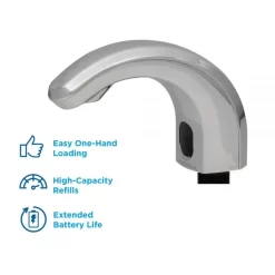 EnMotion By GP PRO Automated Touchless Counter Mount Dispenser, Chrome -Professional cleaning tool store 8ca0e24688f3cffa4b17c91ce7d54b740b