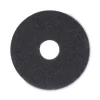 Boardwalk Standard Stripping Floor Pads, 13" Diameter, Black, 5/Carton