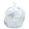 Coastwide Professional High-Density Can Liners, 33 Gal, 16 Mic, 33" X 40", Natural, 25 Bags/Roll, 10 Rolls/Carton
