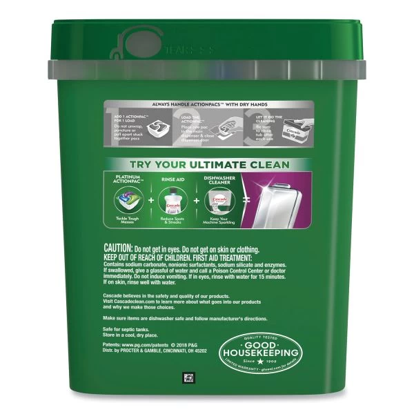 Cascade Complete ActionPacs, Fresh Scent, 63/Pack 3 Cascade Complete ActionPacs, Fresh Scent, 63/Pack - Image 3