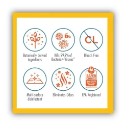 Seventh Generation Botanical Disinfecting Multi-Surface Cleaner, 26 Oz Spray Bottle, 8/Carton -Professional cleaning tool store 9102a726a8a2582e5f4b7f32142951680e