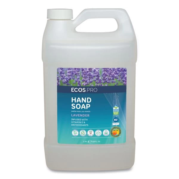 ECOS PRO Liquid Hand Soap, Lavender Scent, 1 Gal Bottle 1 ECOS PRO Liquid Hand Soap, Lavender Scent, 1 Gal Bottle