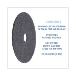 Boardwalk High-Performance Standard Floor Pads, 20" Diameter, Black, 5/Carton 9 Boardwalk High-Performance Standard Floor Pads, 20" Diameter, Black, 5/Carton -Professional cleaning tool store 92279264655dd07e657907a66173bc27b0