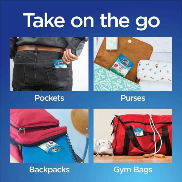 Clorox Disinfecting Wipes, Individually Wrapped, 1-Ply, 7 X 8, Fresh Scent, White, 900/Carton 2 Clorox Disinfecting Wipes, Individually Wrapped, 1-Ply, 7 X 8, Fresh Scent, White, 900/Carton - Image 2