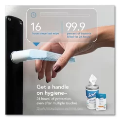 Scott 24-Hour Sanitizing Wipes, 1-Ply, 4.5 X 8.25, Fresh, White, 75/Canister, 6 Canisters/Carton 11 Scott 24-Hour Sanitizing Wipes, 1-Ply, 4.5 X 8.25, Fresh, White, 75/Canister, 6 Canisters/Carton -Professional cleaning tool store 927f13c28f1ccd44cd304584d9dd93f6ef