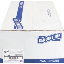 Genuine Joe 60 Gallon Trash Bags, Clear, High-Density, 17 Micron Thickness, 200/Carton 8 Genuine Joe 60 Gallon Trash Bags, Clear, High-Density, 17 Micron Thickness, 200/Carton -Professional cleaning tool store 92ba79c8eb6bdbb02a37d7fe9155da997c
