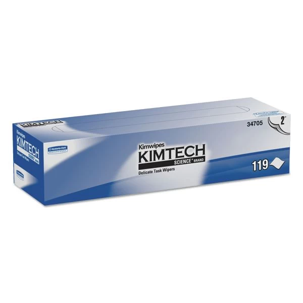 Kimtech Kimwipes Delicate Task Wipers, 2-Ply, 11.8 X 11.8, Unscented, White, 120/Box, 15 Boxes/Carton 1 Kimtech Kimwipes Delicate Task Wipers, 2-Ply, 11.8 X 11.8, Unscented, White, 120/Box, 15 Boxes/Carton