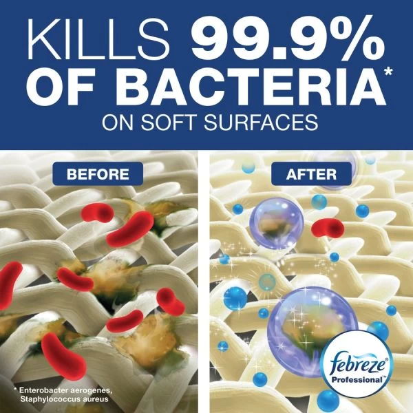 Febreze Professional Sanitizing Fabric Refresher, Light Scent, 32 Oz Spray Bottle 2 Febreze Professional Sanitizing Fabric Refresher, Light Scent, 32 Oz Spray Bottle - Image 2