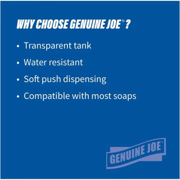 Genuine Joe 30 Oz Soap Dispenser 2 Genuine Joe 30 Oz Soap Dispenser - Image 2